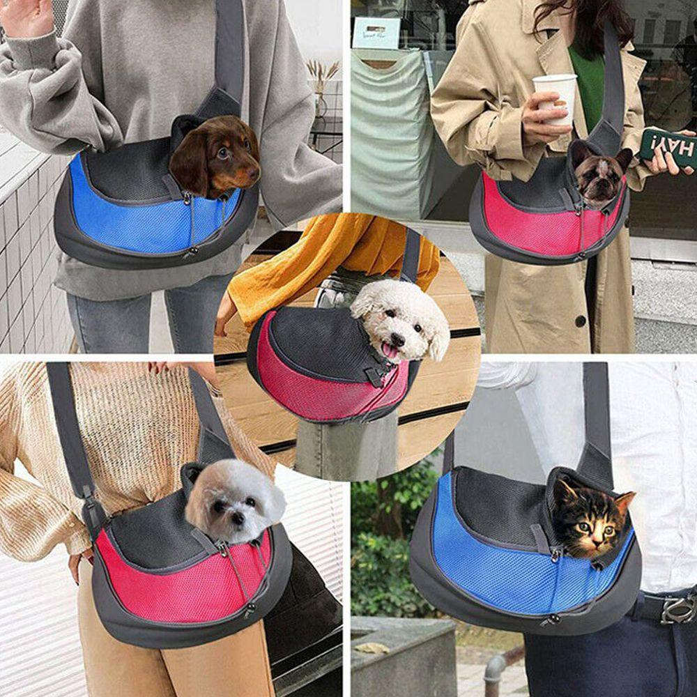 Ba Lô Đựng Thú Cưng DAPHS Bằng Vải Lưới Thoáng Khí Có Khóa Kéo Thời Trang