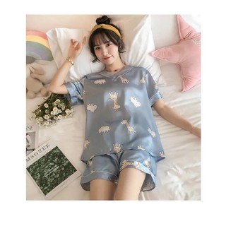 Set 2 bộ ngủ lụa cộc