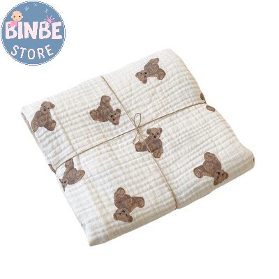 Chăn cho bé, Chăn cho bé sơ sinh 100% cotton, chất liệu mềm mại phong cách Hàn Quốc