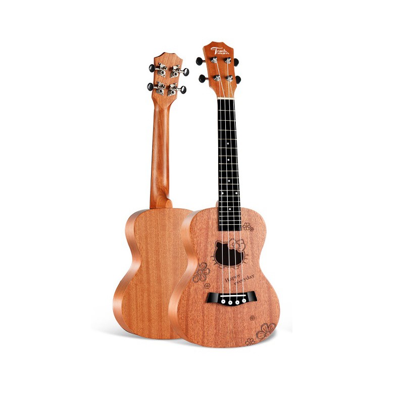 Đàn ukulele 23 inch Ukulele Concert - Mèo Hello Kitty