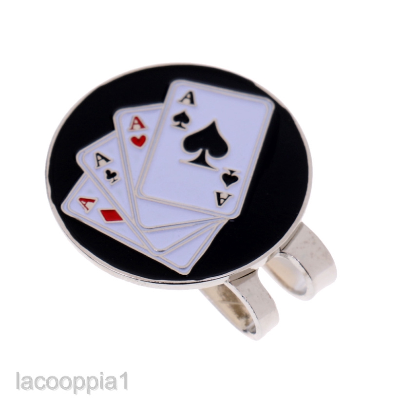 [Lacooppia1] Kẹp Đánh Dấu Bóng Golf Phong Cách Độc Đáo Có Thể Tháo Rời