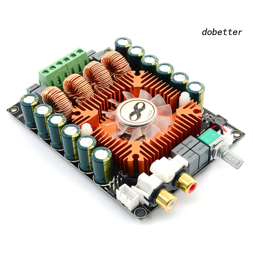 Bảng mạch khuếch đại âm thanh hifi 2.0 kênh dh_tda7498e btl class-d