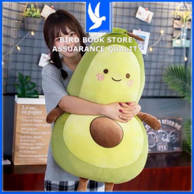 Gấu bông gối ôm quả bơ nhí 25cm đáng yêu nghộ nghĩnh Bird book Bird book