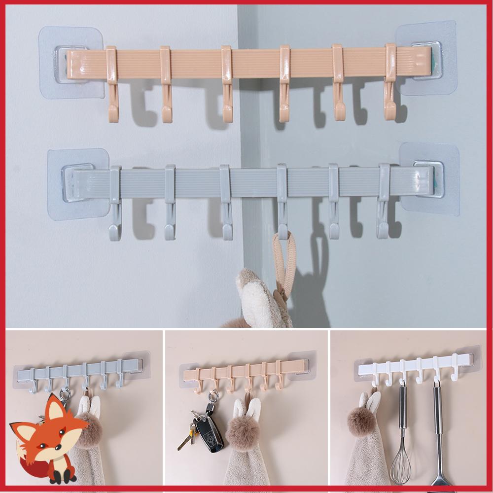 Giá Đỡ 6 Móc Treo Đồ Gắn Tường Đa Năng Chất Lượng Cao