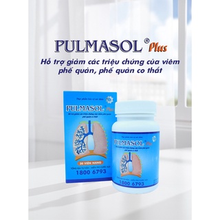 PULMASOL Plus - hỗ trợ hô hấp, cải thiện chức năng phổi, giảm co thắt phế quản, giảm hen suyễn và COPD