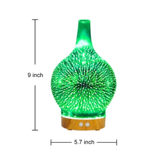 [Rẻ Vô Đich] Máy khuyếch tán tinh dầu 3d lọ hoa siêu đẹp