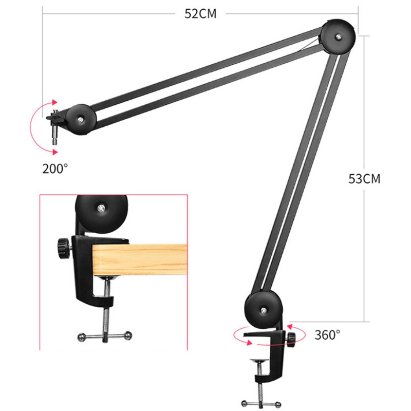 Giá Đỡ Micro Để Bàn Tùy Chỉnh Tiện Dụng