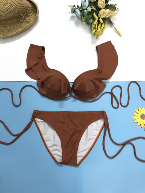 Bikini đồ bơi nữ 2 mảnh bèo vai  | BigBuy360 - bigbuy360.vn