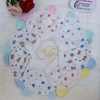 Mũ sơ sinh cotton cho bé