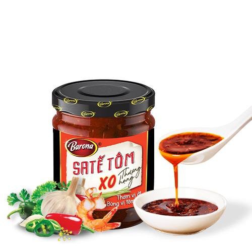 TẶNG 1 hũ sate Tôm XO thượng hạng Barona khi mua Combo 5 Gói Gia Vị Hoàn Chỉnh Barona bất kỳ