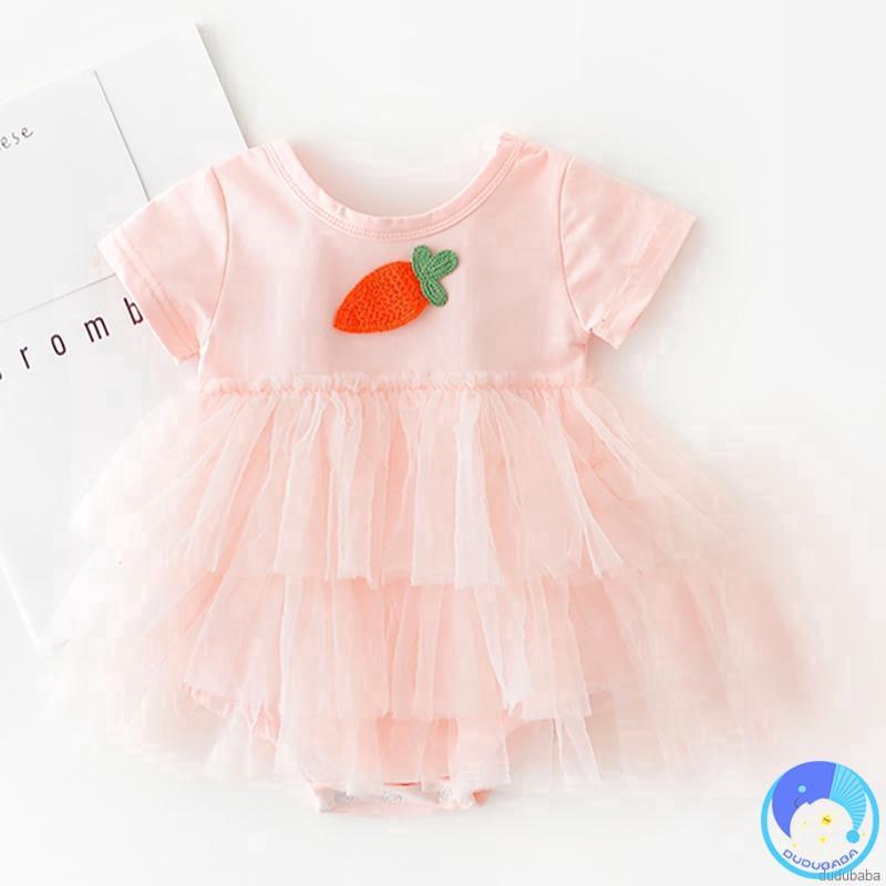 Áo Liền Quần Hình Củ Cà Rốt Cho Bé Gái