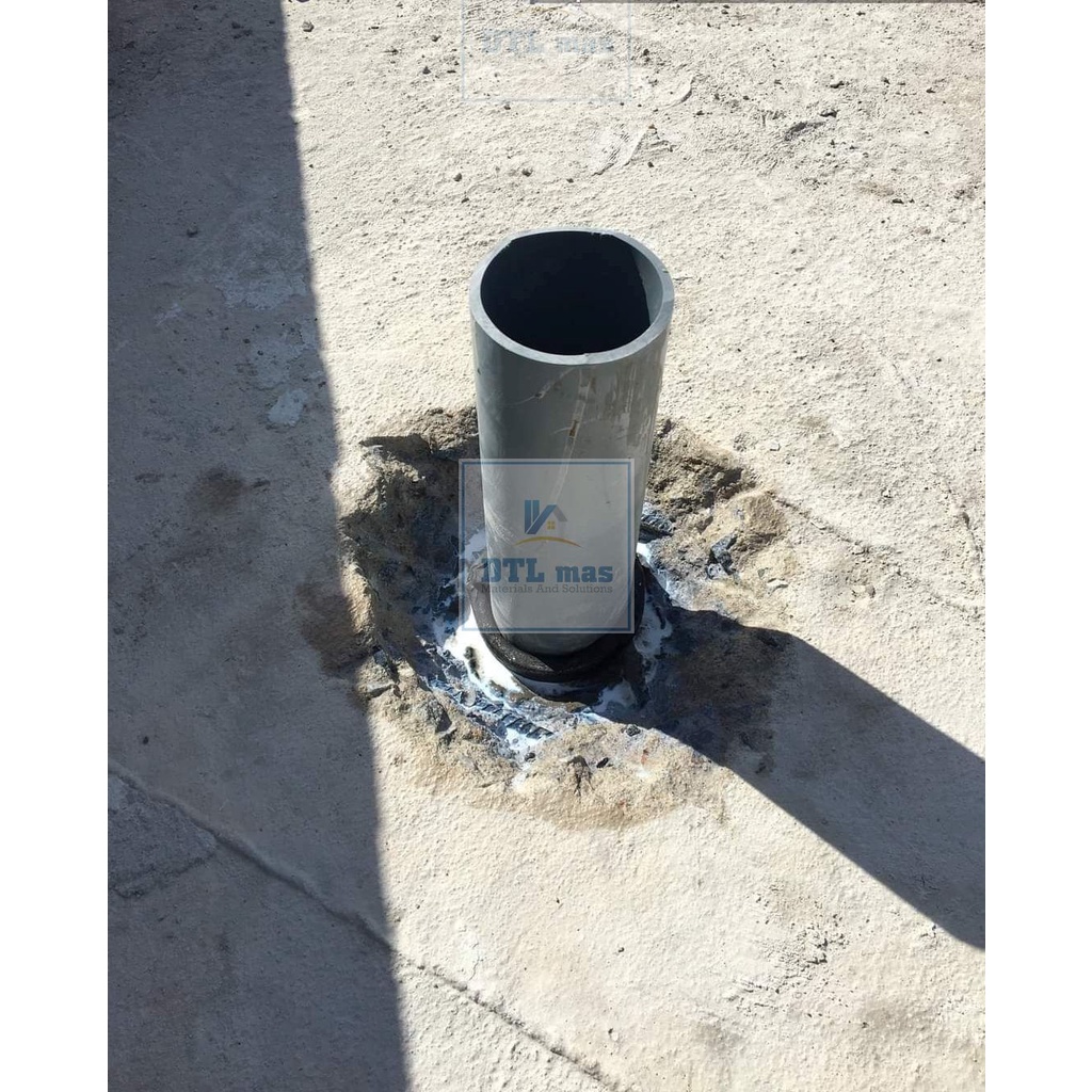Hyperstop DB 2010 Cuộn dài 30cm - Thanh cao su trương nở chống thấm mạch ngừng bê tông. Chèn cổ ống thoát sàn