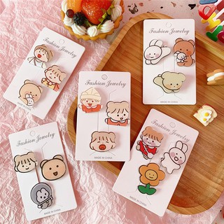[Set Cao Cấp] 3 Huy Hiệu Cài Áo, Balo Nhựa Acrylic Phong Cách Ulzzang Hàn Quốc