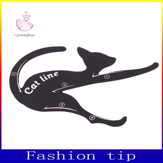 ❀Easybuy❀Pratical Pro 2pcs/Set Cat Eyeliner Stencil Makeup Eyebrow Models Stamp Template Card