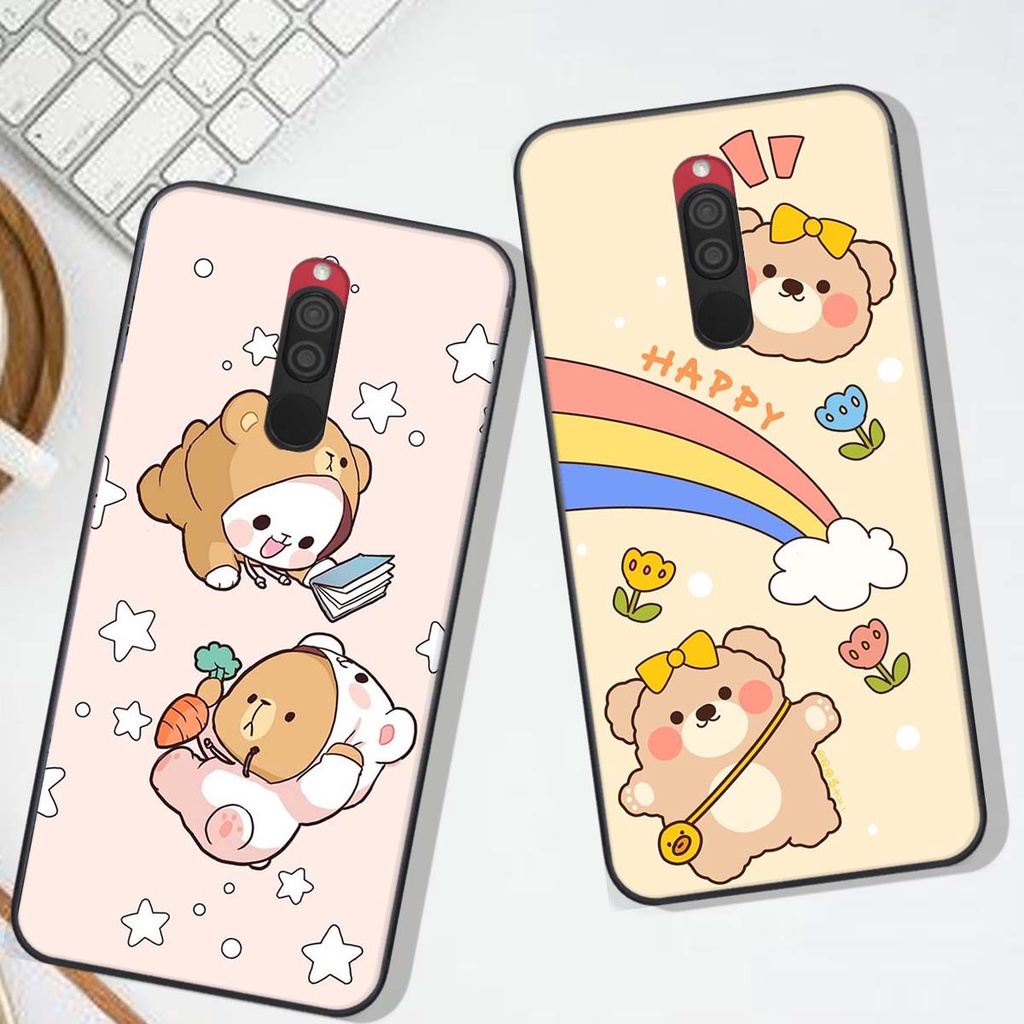 Ốp lưng Xiaomi REDMI 8 in hình Gấu xinh xắn, Bò sữa đáng yêu,  ĐẸP -  RẺ - XINH - ĐỘC ĐÁO
