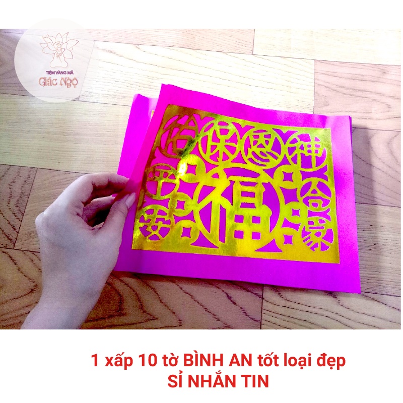 Giấy cúng Bình An loại tốt - Vàng mã Sỉ Lẻ