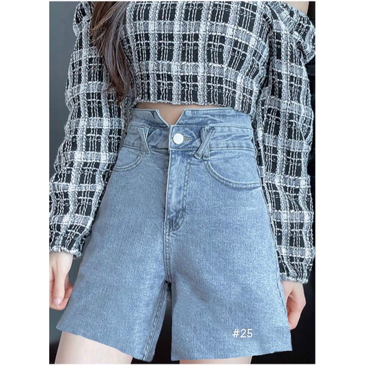 Quần short jean ngố năng động thời trang Noble TN103