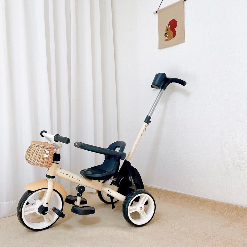 Balo giỏ mây cho bé picnic/treo xe