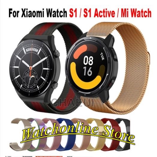 Dây đeo khóa nam châm 22mmXiaomi Watch S1 Xiaomi Watch S1 Active Xiaomi Mi Watch Xiaomi Watch Color 2 Xiaomi Watch Color
