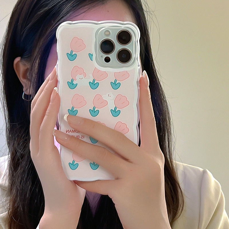 Ốp Điện Thoại Họa Tiết Hoạt Hình Dễ Thương Cho Iphone 13Pro 12 11 xs 6 7 8 14