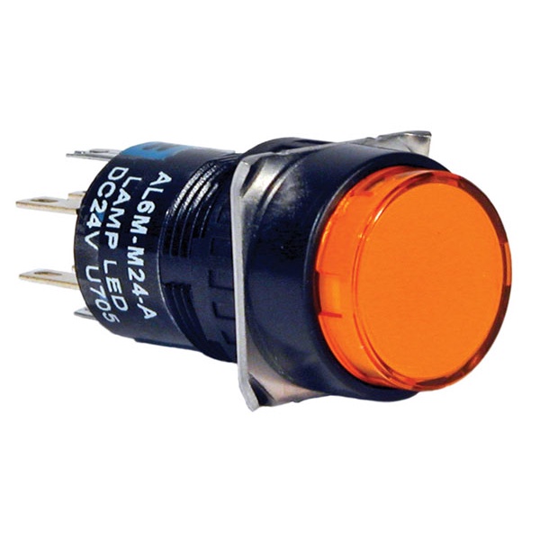 Nút Nhấn Đề 16mm-24VDC AL6- A Nhấn Giữ Có Đèn