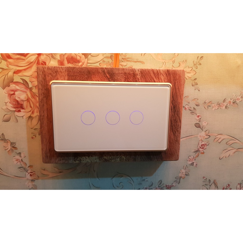 Công Tắc Thông Minh TUYA ZIGBEE - Viền nhôm vàng cao cấp