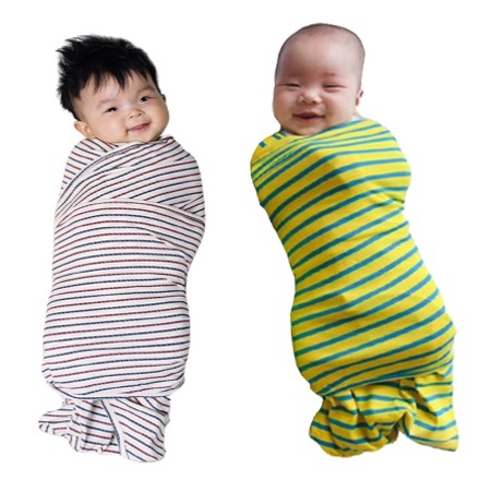 Quấn chũn cho bé sơ sinh từ 6 tuần trở lên chất liệu Cotton co giãn 4 chiều