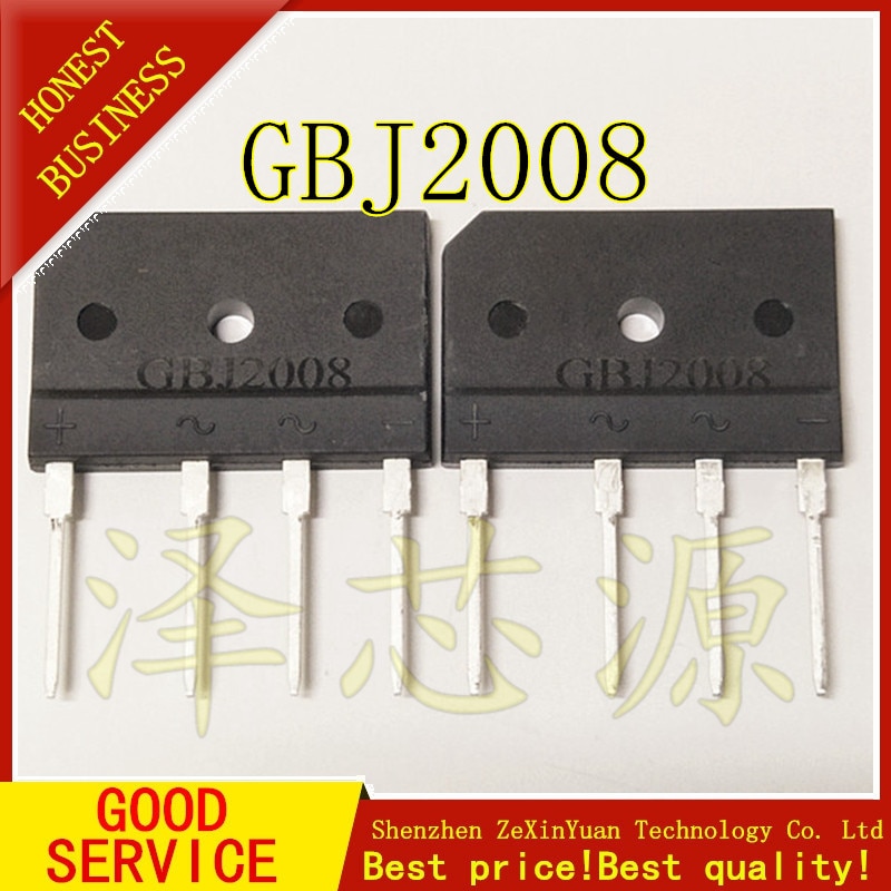 2PCS/LOT GBJ2008 20A 800V
