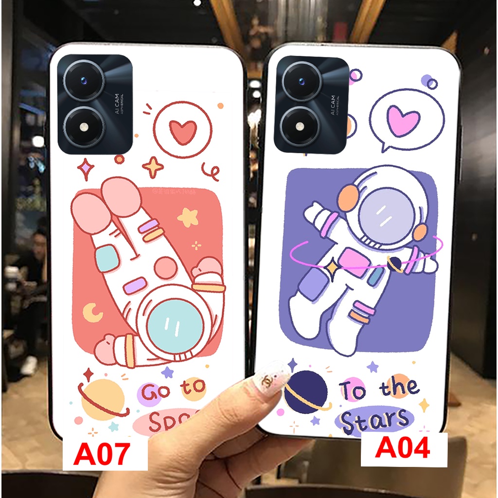 Ốp lưng Vivo Y02S - Vivo Y01 phi hành gia cute giá siêu rẻ cực đẹp