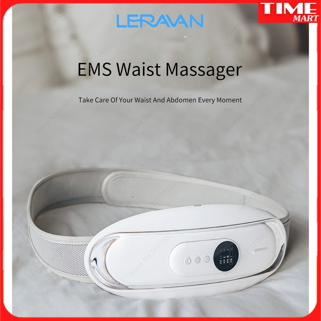 [CHÍNH HÃNG] Máy massage lưng, eo Leravan EMS bằng xung điện, hồng ngoại [TIME_MART siêu thị tiện ích gia đình]