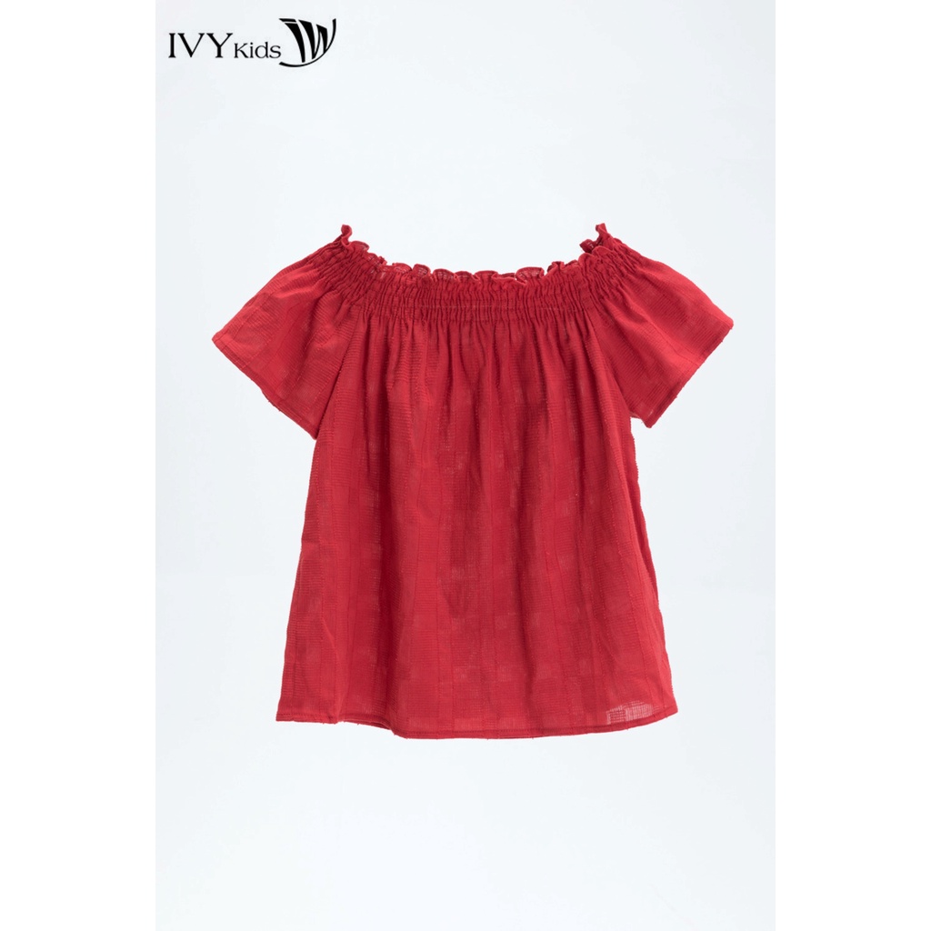 Áo thô trễ vai bé gái IVY moda MS 16G1349