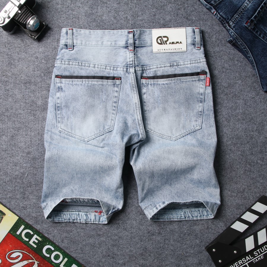 Quần short nam jean TS414 [ Nhập TRONSHOP1 giảm 10% ] vải bền đẹp Tronshop chuyên quần nam | BigBuy360 - bigbuy360.vn