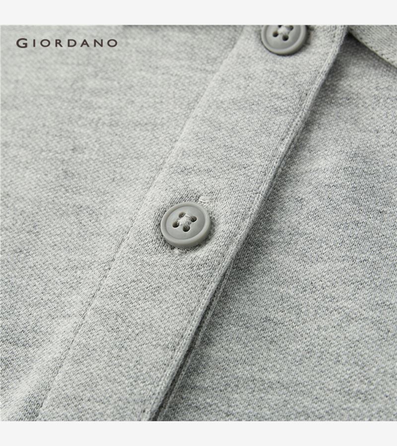 Áo thun polo GIORDANO 05311381 dáng rộng thêu họa tiết dành cho nữ  | BigBuy360 - bigbuy360.vn