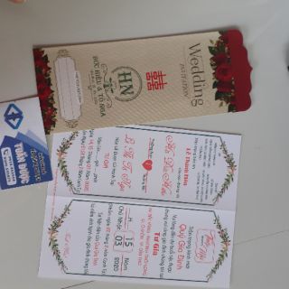 Combo 100 thiệp cưới