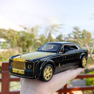 Mô hình xe ô tô rolls royce phantom. phiên bản đặc biệt. tỉ lệ 1:24 bằng hợp kim. có bánh đà