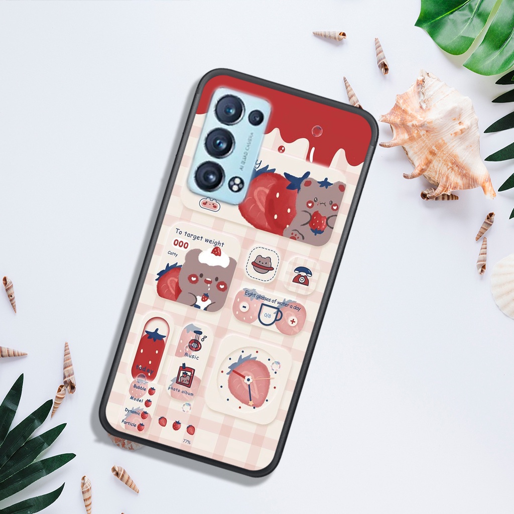 ỐP LƯNG OPPO RENO 6 4G - RENO 6 5G - RENO 6Z, IN HÌNH GẤU NÂU CHOCOLATE ĐÁNG YÊU.