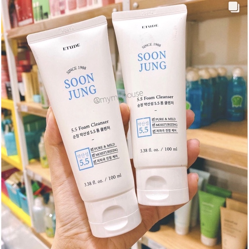 SỮA RỬA MẶT SOON JUNG 5.5 FOAM CLEANSER ETUDE HOUSE