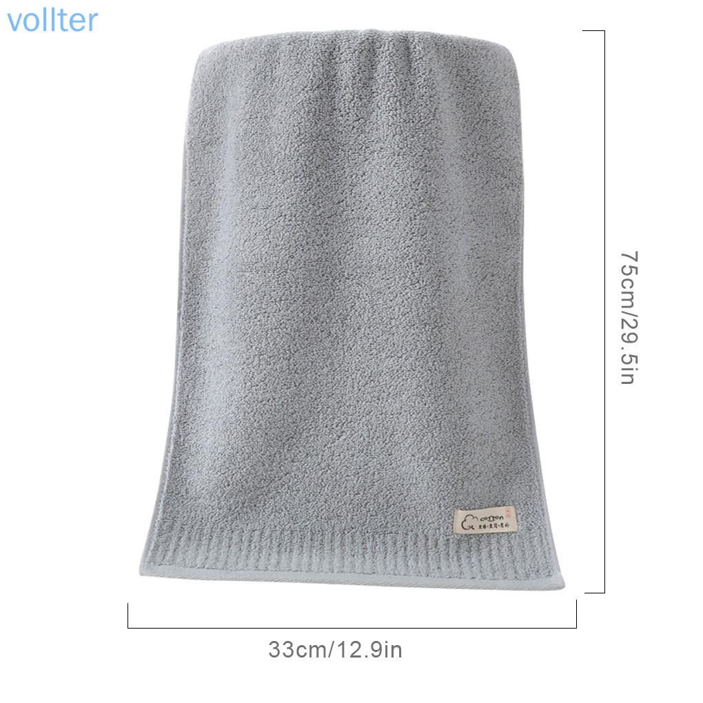 Khăn tắm cotton mềm mại thấm hút tốt 33x75cm tiện lợi