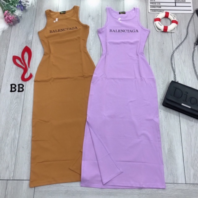 Đầm ôm body xẻ 1 bên | BigBuy360 - bigbuy360.vn
