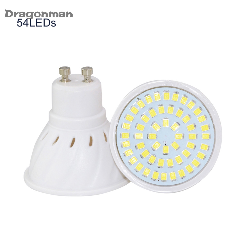 Bóng Đèn Led Gu10 Mr16 E27 3w 4w 5w 2835 Smd 36/54/72 Bóng 110v 220v