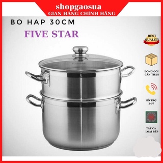 Bộ nồi xửng inox 3 đáy Fivestar 30cm