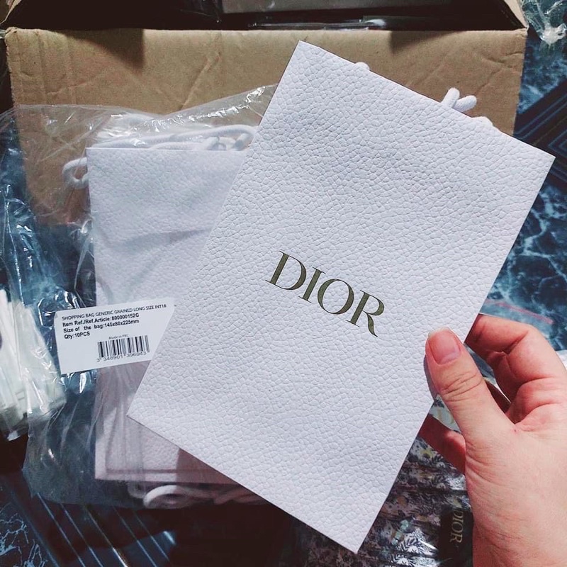 Túi giấy quà tặng Dior các loại chính hãng