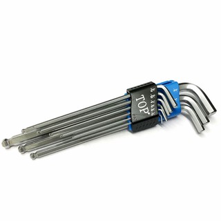 Bộ Lục Giác 9 Cây Hệ Inch (1/16" -- 3/8") TOP - TW-21009B-WM