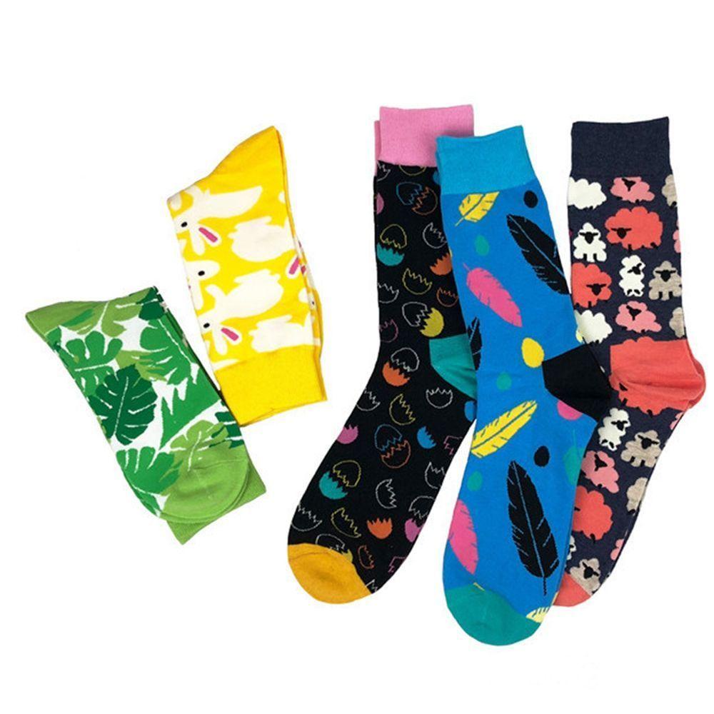 Vớ Nam Mềm Mại Giữ Ấm Mùa Đông Phong Cách Harajuku