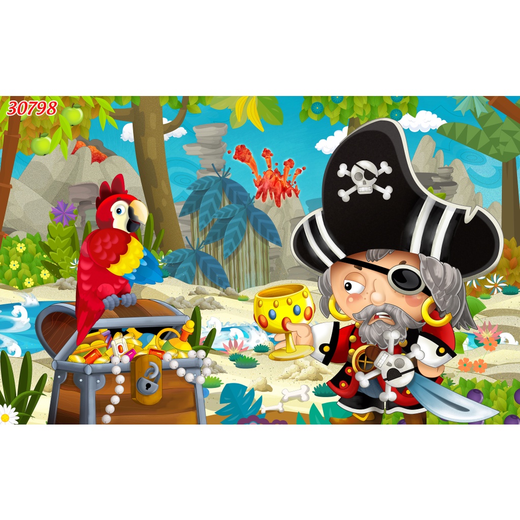 Tranh Dán Tường 3d Trẻ Em Chủ Đề MẦM NON Công Chúa, Siêu Nhân, Phim Hoạt Hình đáng yêu