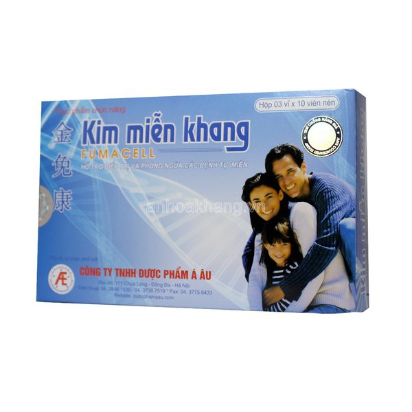 Thực phẩm chức năng Kim Miễn Khang 30 viên