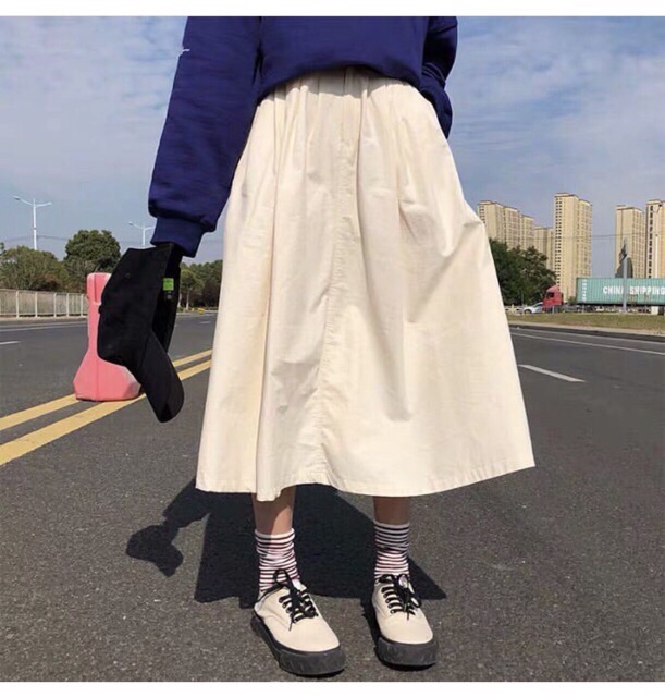 <ORDER>chân váy kai trơn phong uluzzang | BigBuy360 - bigbuy360.vn