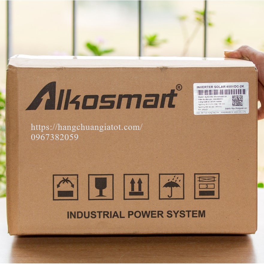 Máy chuyển điện pin năng lượng mặt trời Inverter Solar 400VDC/2KVA/1600W lên điện 220V hàng Nhật Bản