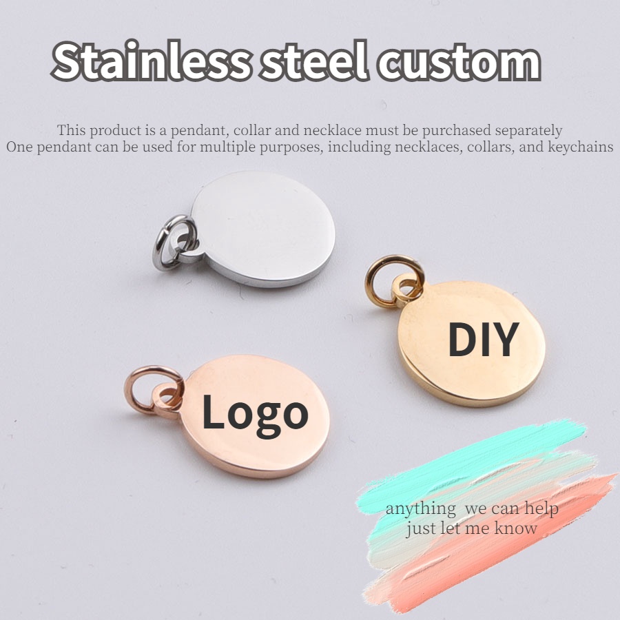 Thẻ Chữ Cái Tráng Gương Bóng Inox 0.7x5mm DIY