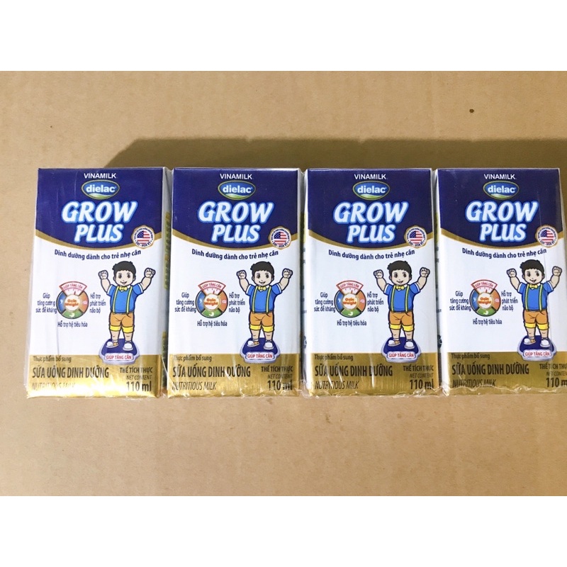 THÙNG SỮA BỘT PHA SẴN GROW PLUS VINAMIL 110ml